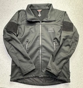 Tru Spec Jacket Adult Large Black Full Zip Tactical Pockets Soft Shell Mens - Picture 1 of 15
