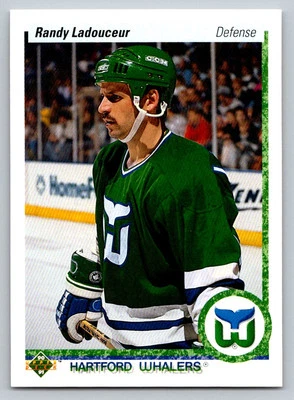 1990-91 Upper Deck #151 Randy Ladouceur Hartford Whalers - Image 1 of 2
