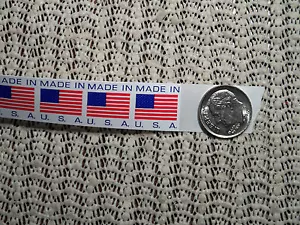 100 Small 5/8" x 5/8" Made in the USA Sticker Labels Great for Homemade Items - Picture 1 of 3