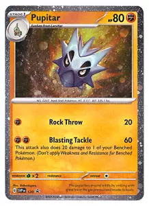 COSMOS HOLO Pupitar 120 - Scarlet & Violet Black Star Promo - Picture 1 of 2