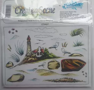 Creative Expressions Create-a-Scene COAST General card making pre-owned &NEW - Picture 1 of 4
