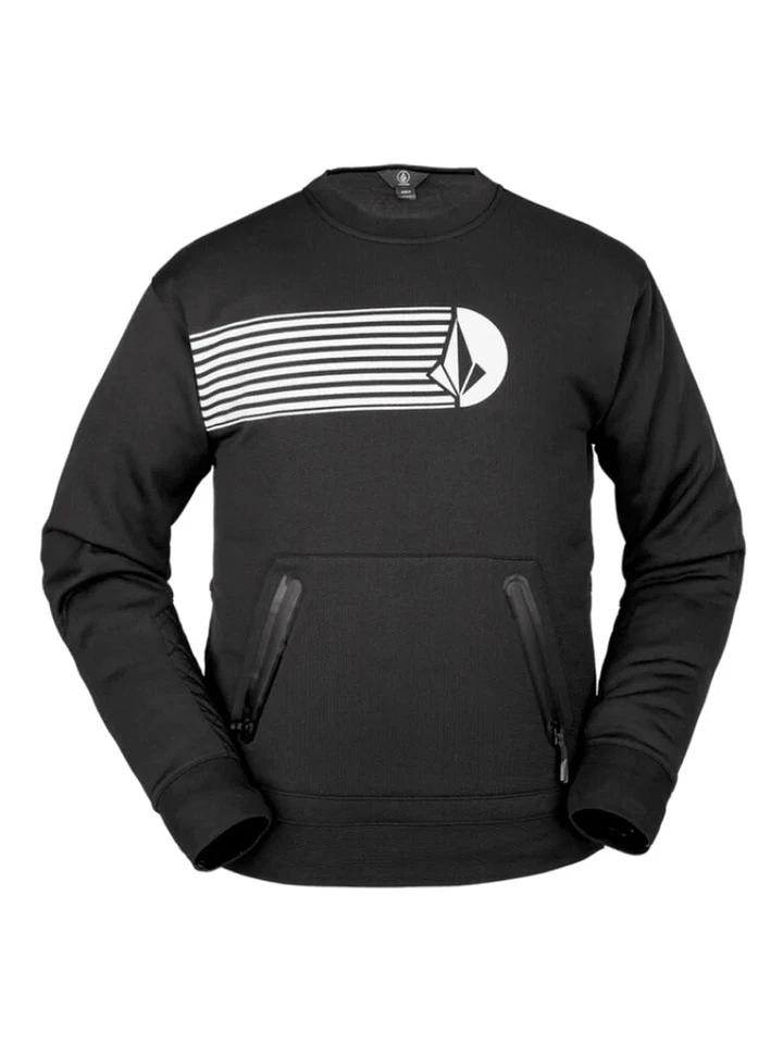 VOLCOM LET IT STORM CREW - BLACK - 2023 - Image 1 of 2