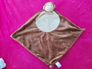 Monkey Lovey Angel Dear Tan Brown Plush Baby Security Blanket  - Picture 1 of 17