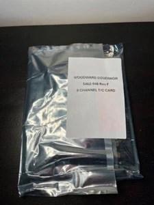 Woodward Governor 5462-948 Rev F Scheda TC 8 canali NUOVA - Foto 1 di 4
