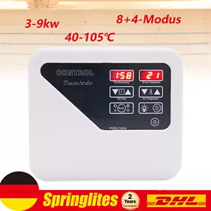 Para horno de sauna 3-9KW control de sauna sauna controlador externo 220V-240V DE - Imagen 1 de 23