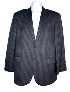 Brooks Brothers 346 Stretch Sport Mantel Herren 42R Nadelstreifen Zwei Knopf 98% Wolle - Bild 1 von 13