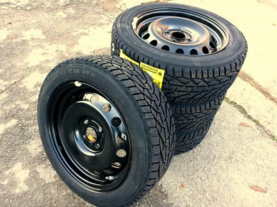 4x Winterräder VW Golf 5 6 Jetta Touran Cross Audi A3 8P 205/55R16 Winter Reifen - Bild 1 von 4