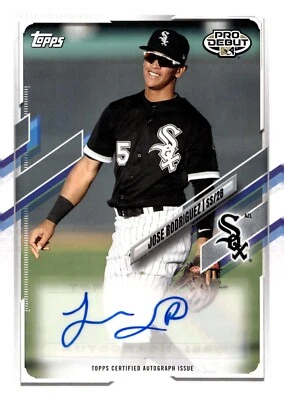 Jose Rodriguez - 2021 Topps Pro Debut Autograph Card #PDC-103 - White Sox - Image 1 of 2