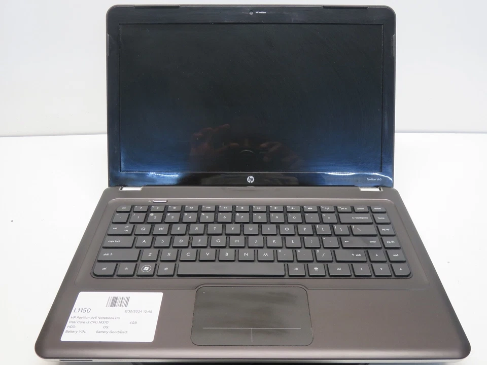HP Pavilion dv5t-2100 Intel Core i3 CPU M370 2.40GHz 4GB SEM HDD sem bateria - Imagem 1 de 4