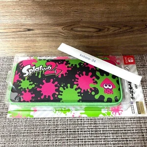 Funda rígida HORI Splatoon 2 para Nintendo Switch tinta x calamar producto con licencia nuevo - Imagen 1 de 3