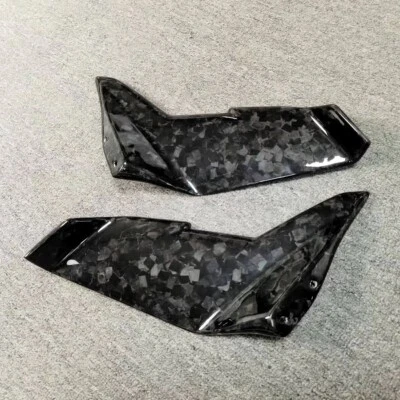 For KAWASAKI NINJA H2C H2 H2R 15-25 Carbon Fiber winglets Forged Glossy - Image 1 of 4