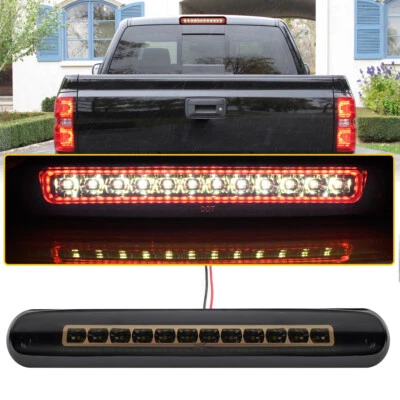 Smoked Third 3RD Brake Light Cargo Lamp For 07-13 Chevrolet Silverado GMC 2500HD Foto 1 de 4