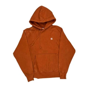 Reverse Weave Champion Hoodie - Medium Orange Cotton - Picture 1 of 8
