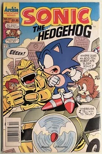 SONIC The HEDGEHOG Comic Book #17 December 1994 PRINCESS SALLY Bagged Board FN+ - Picture 1 of 5