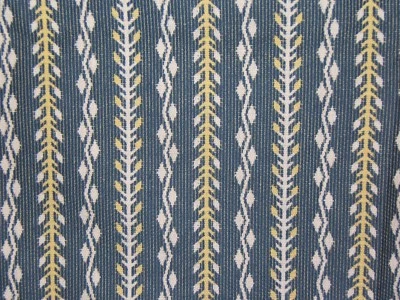 Robert Allen, Iroquois, Embroidered Novelty, BTY, Color Sunblue - Image 1 of 2