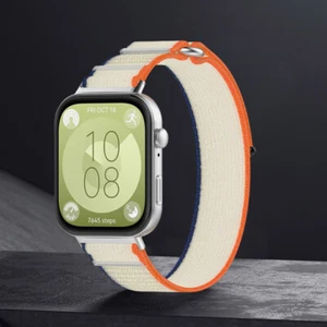 Nylon Woven Strap Breathable Sport Bracelet Watch Strap for Huawei Watch Fit 3 - Photo 1/30