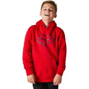KINDER SWEATSHIRT PULLOVER FLEECE ROT FOX RACING GR. M - Bild 1 von 2
