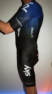 Castelli TEAM SKY Radanzug Doull NEU Small Einteiler Speedsuit Rennanzug Herren - Bild 1 von 12