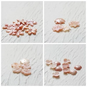 One Piece Premium Naturschale-Abstandshalter-Kappe-Blume-Rosa und Weiß Schale (CW-S4A) - Bild 1 von 20