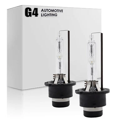 G4 AUTOMOTIVE 2x D2S HID Bulbs AC 35W OEM Xenon Headlight Replacement All Color - Image 1 of 4