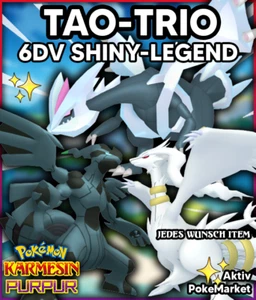 TAO TRIO ✨ SHINY 6DV ✨ Pokemon Karmesin und Purpur Lvl 100 Battle Ready + VGC - Bild 1 von 14