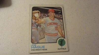 1973 TOPPS #447 JOE HAGUE    BASEBALL CARD - Image 1 of 2