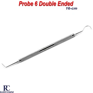 Instrumentos periodontales premium Dental Diagnostic Explorer 6 sondas de doble extremo - Imagen 1 de 5