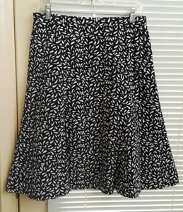 SIGRID OLSEN Below Knee Flare Skirt ~ Sz 8 Fully Lined & Super Soft! - Picture 1 of 12