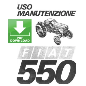 Traktor Fiat 550 Betriebs- und Wartungsanleitung Betriebsanleitung ITALIENISCH - Bild 1 von 1