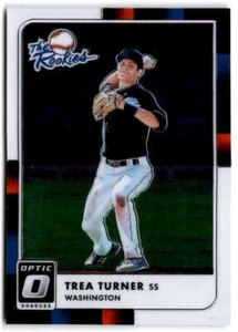 2016 Donruss Optic The Rookies #3 TREA TURNER RC Washington Nationals  - Picture 1 of 2