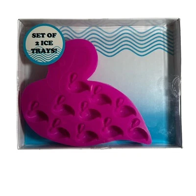 Flamingo Ice Cube Tray Silicone Soap Candy mold NEW hot pink - Image 1 of 4