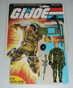1984 GI Joe Ripcord v1 HALO Jumper Figure Set with File Card Back *100% Complete