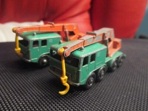 MATCHBOX 2 x EIGHT WHEEL CRANE no packaging  - Picture 1 of 7