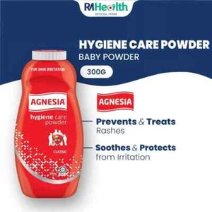 Agnesia Hygiene Care Powder 300g Antibacterial Bedak Talcum Powder Body Powder - Picture 1 of 5