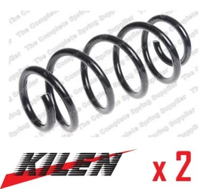 FOR AUDI A4 2 L 136 HP 2007-2015 KILEN FRONT COIL SPRING PAIR 10230 - Picture 1 of 4