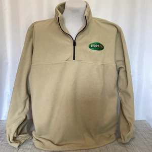 Randall Made Knives Patch Fleece Pullover Jacket XXL Beige Tan 3/4 Zip - Picture 1 of 5