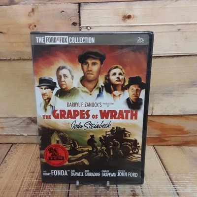 The Grapes Of Wrath DVD Sealed Henry Fonda John Ford 1940 Drama Classic - Imagem 1 de 4
