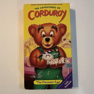 *RARE* The Adventures of Corduroy The Dinosaur Egg VHS Tape Copyright 1996 - Image 1 of 4