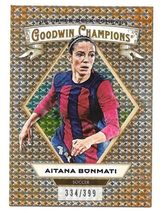 2025 UPPER DECK GOODWIN CHAMPIONS AITANA BONMATI ORANGE DOTS #334/399 - Picture 1 of 2