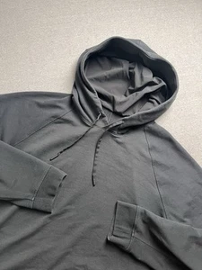 Lululemon Hoodie Mens 2XL City Sweat Pullover Black Performance Active M3AUPS - Picture 1 of 9