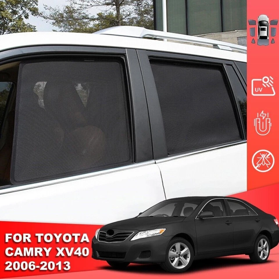 Window Sun Shade Visor Magnetic Reversible Shield Curtain For Toyota Camry 06-11 - Imagem 1 de 4