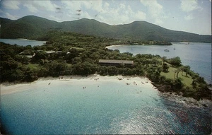 Postcard U.S. Virgin Islands Caneel Bay Aerial View Vintage Postcard - Picture 1 of 2