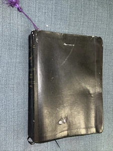 NLT Life Application Study Bible Black Bonded Leather Red Letter indexed Tyndale - Picture 1 of 5