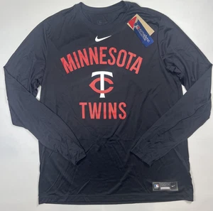 2025 Authentic Collection Minnesota Twins Langarm Dri Fit Large Neu mit Etikett - Bild 1 von 2