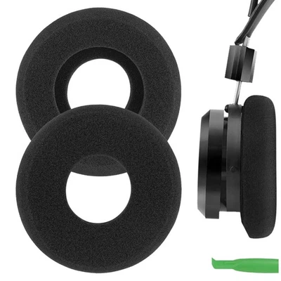 Geekria Foam Ear Pads for GRADO SR60, SR80, SR125 Headphones (Black)