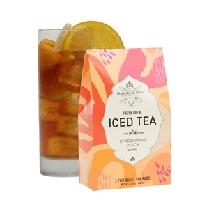 Harney & Sons Fresh Brew Peach Iced Tea, 3 count box, 3 Count (Pack of 1) - Picture 1 of 4