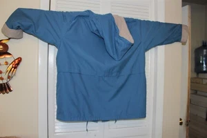FORECASTER OF BOSTON WOMENS PETITE BLUE JACKET SIZE L (READ) - Picture 1 of 3