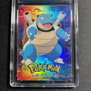 CGC 8.5 Topps Blastoise E9 RAINBOW FOIL HOLO Primera Impresión Tarjeta Pokémon PSA - Imagen 1 de 3