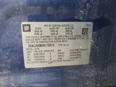 Motor limpiaparabrisas compatible con 13-22 ENCORE 416723 Foto 1 de 4