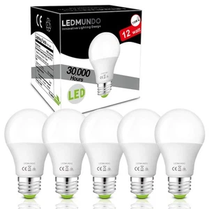 12V-24V AC/DC 12W 1050LM E26 LED Light Bulbs, Natural White 4000K, Low Voltage L - Picture 1 of 7